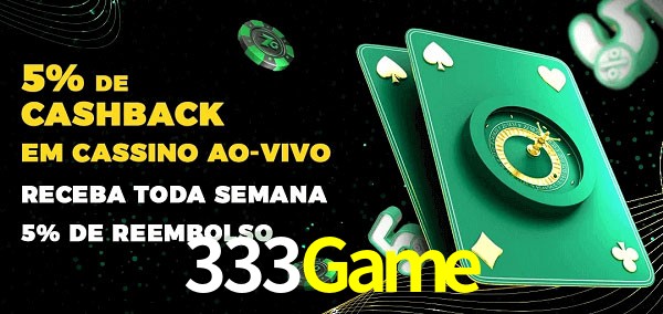 Promoções do cassino ao Vivo 333Game
